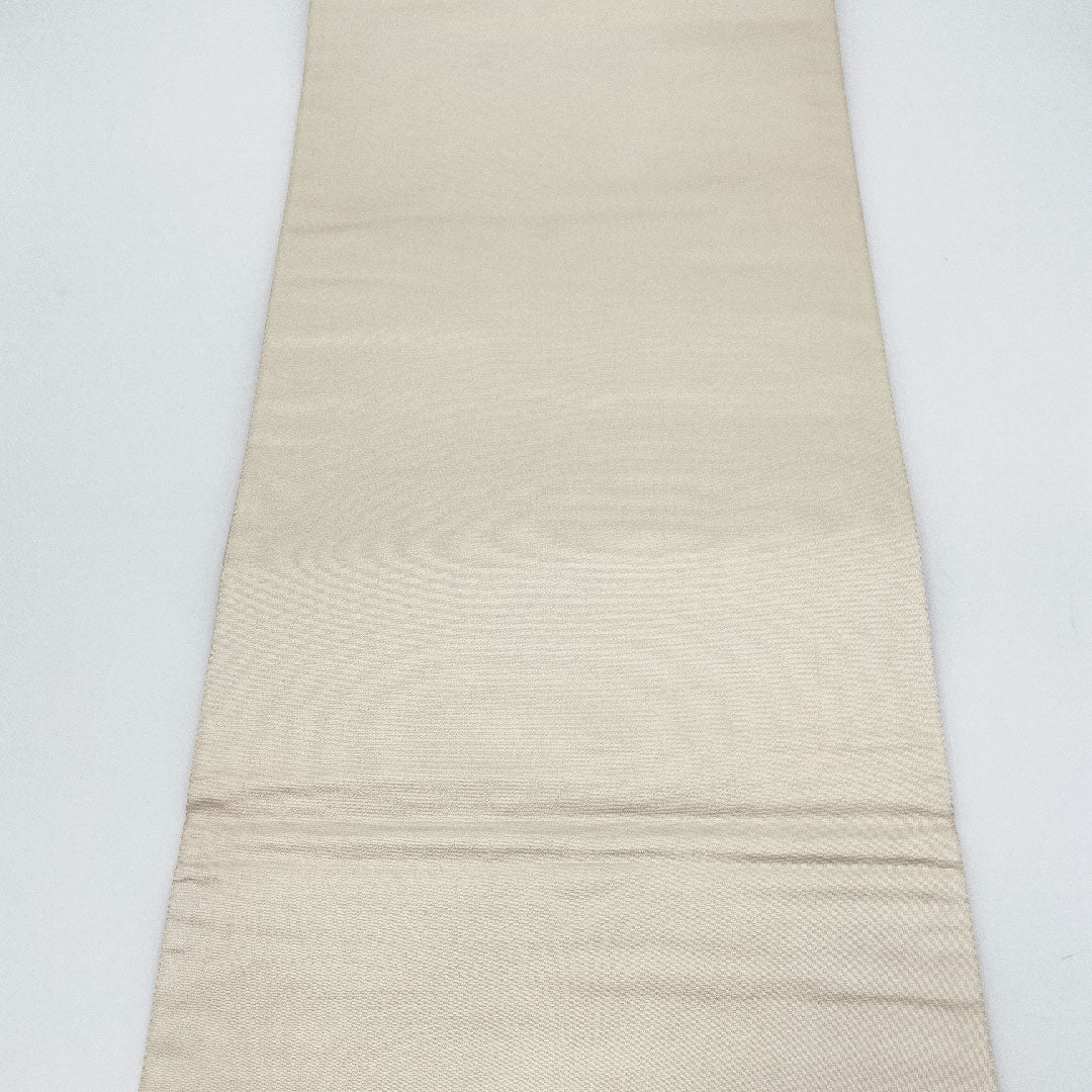 袋帯 本金箔 御車花詰華文 七宝 亀甲 帯丈436cm 正絹 Sランク 六通 フォーマル クリーム系 1123001082315