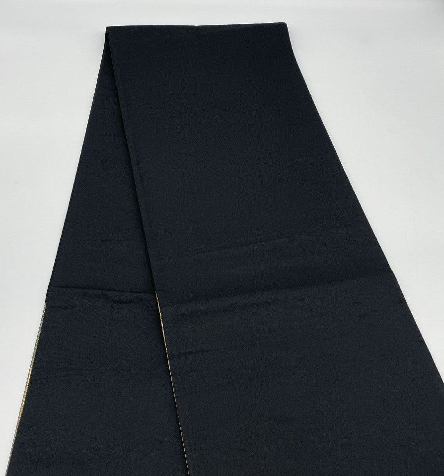 袋帯 風景画 帯丈424cm 正絹 Aランク 六通 フォーマル 緑系 1123000813319