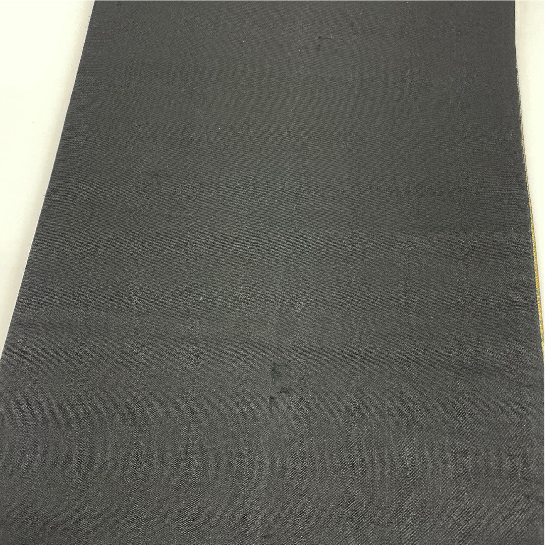 袋帯 風景画 帯丈424cm 正絹 Aランク 六通 フォーマル 緑系 1123000813319