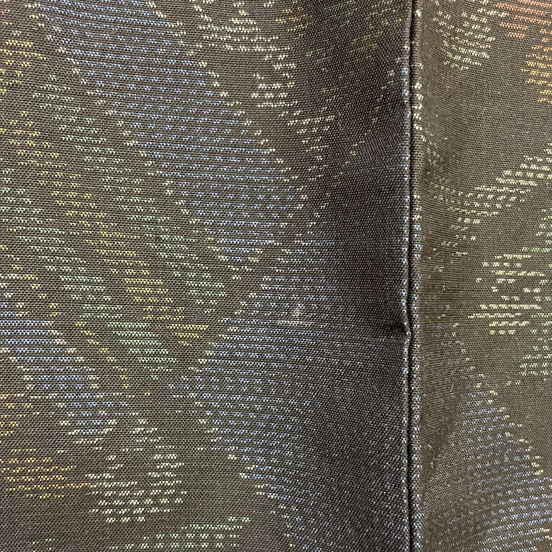 大島紬 身丈161.5cm 裄丈65cm 割付文様 正絹 美品 袷 紺系 1116000323318