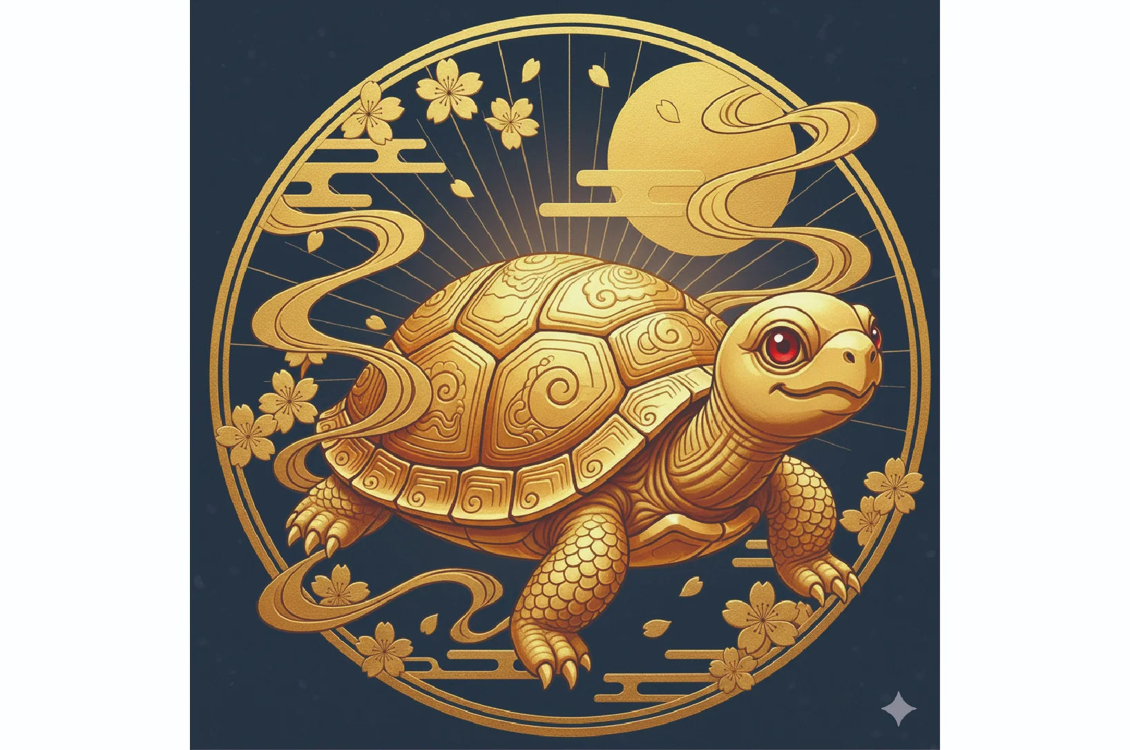 金色の亀さん、見たことありますか？