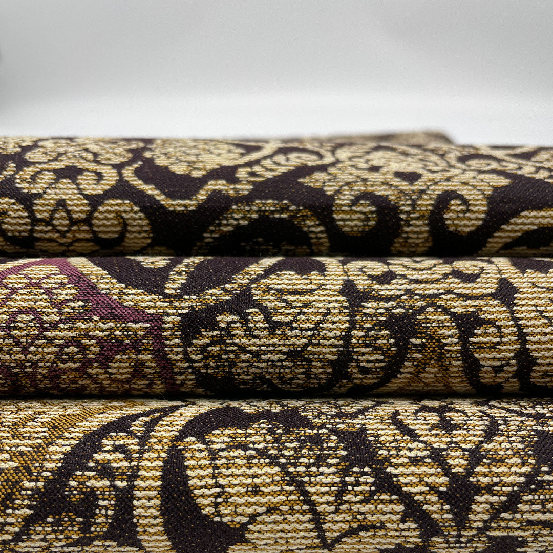 袋帯 帯丈450cm 正絹 Sランク 六通 カジュアル 茶系 1123000582314