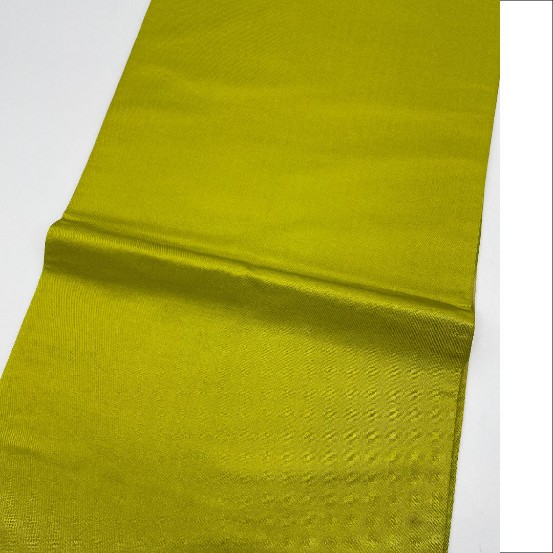 袋帯 帯丈416cm 正絹 Sランク 六通 カジュアル 緑系 1123000372319