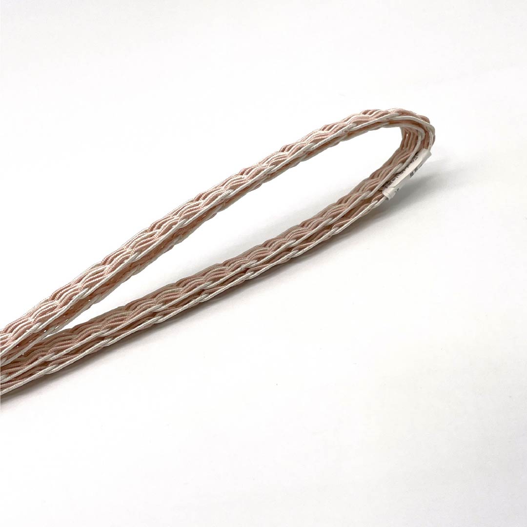 (新品)帯締め 正絹 NEWランク  乙女色（おとめいろ） 単衣用 夏用  長さ約168cm 幅約1.2cm カジュアル ピンク系 1135005651313