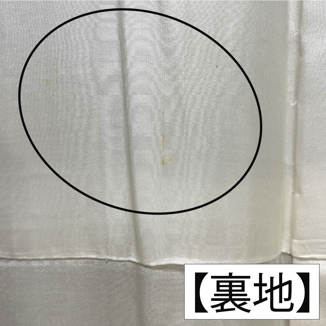 訪問着 正絹 Bランク 袷 身丈160cm 裄丈68cm 亜麻色（あまいろ） 生紬 桶絞り 乾山絞り 伝統工芸作家 吉澤与市 ベージュ系 1112007414425