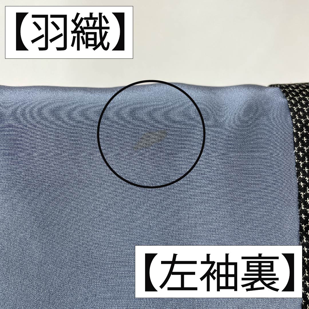 Men's Silk B-Rank Kimono, Length 139cm, Sleeve Length 68.5cm, Small Kasuri Pattern, Tortoise Shell Pattern, Lined, Black, Product Number: 1119001424310