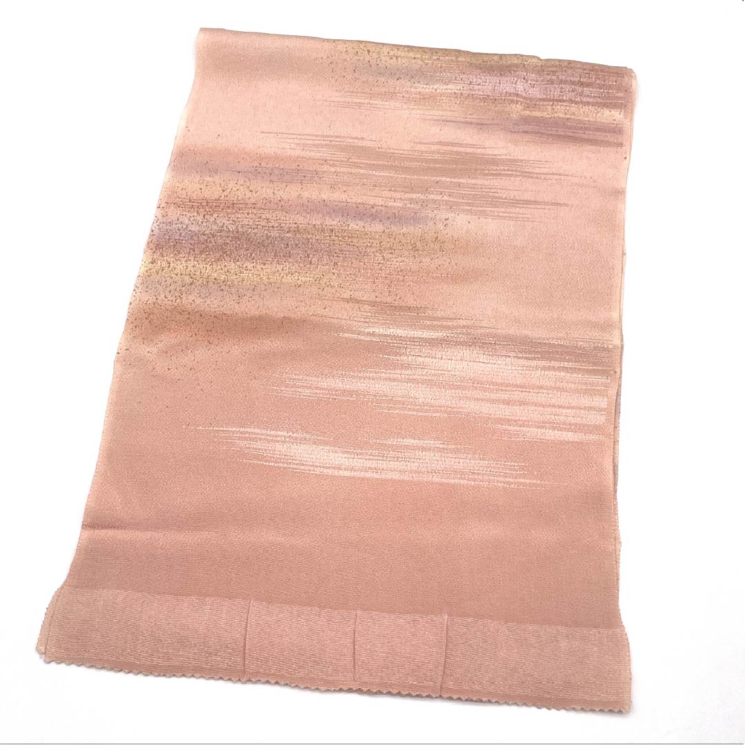 帯揚げ 正絹 Sランク セミフォーマル 東雲色（しののめいろ） 霞ぼかし 長さ約175cm 幅約29.5cm ピンク系 1136002672913