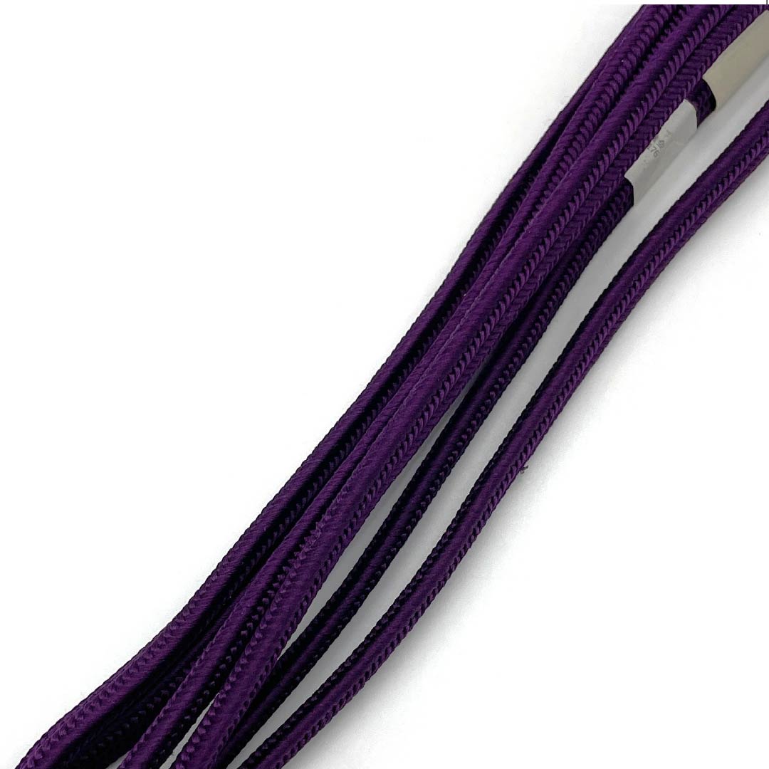 （新古品） 帯締め 正絹 NEWランク 至極色（しごくいろ） より房 長さ約161cm 幅約１cm カジュアル 紫系 1135004631320