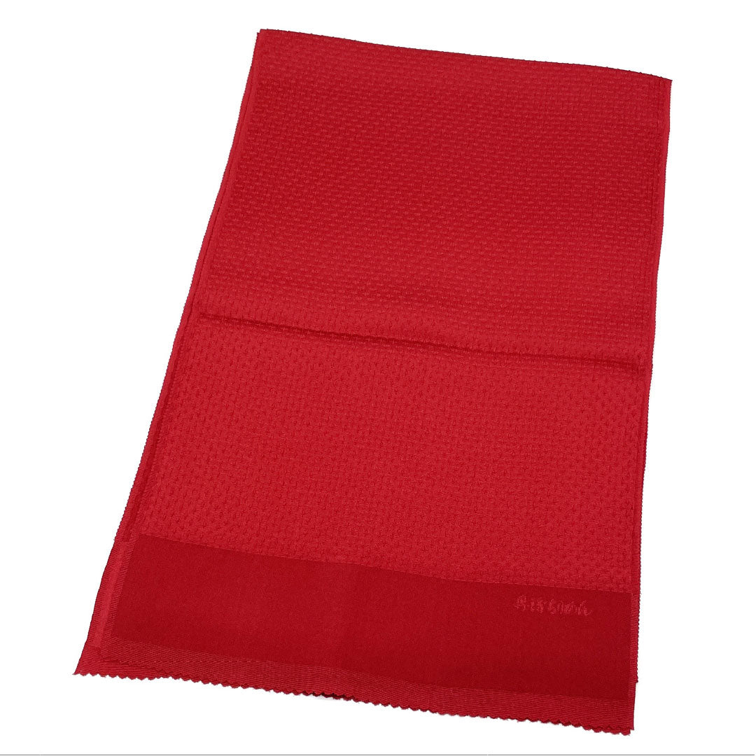 (Like New) Silk Obiage (Sash) - New Rank, Casual, Akane-iro (Red) Color, Tango Chirimen, Solid Color, Length: Approx. 176cm, Width: Approx. 28.5cm, Red, Item Number: 1136001471912