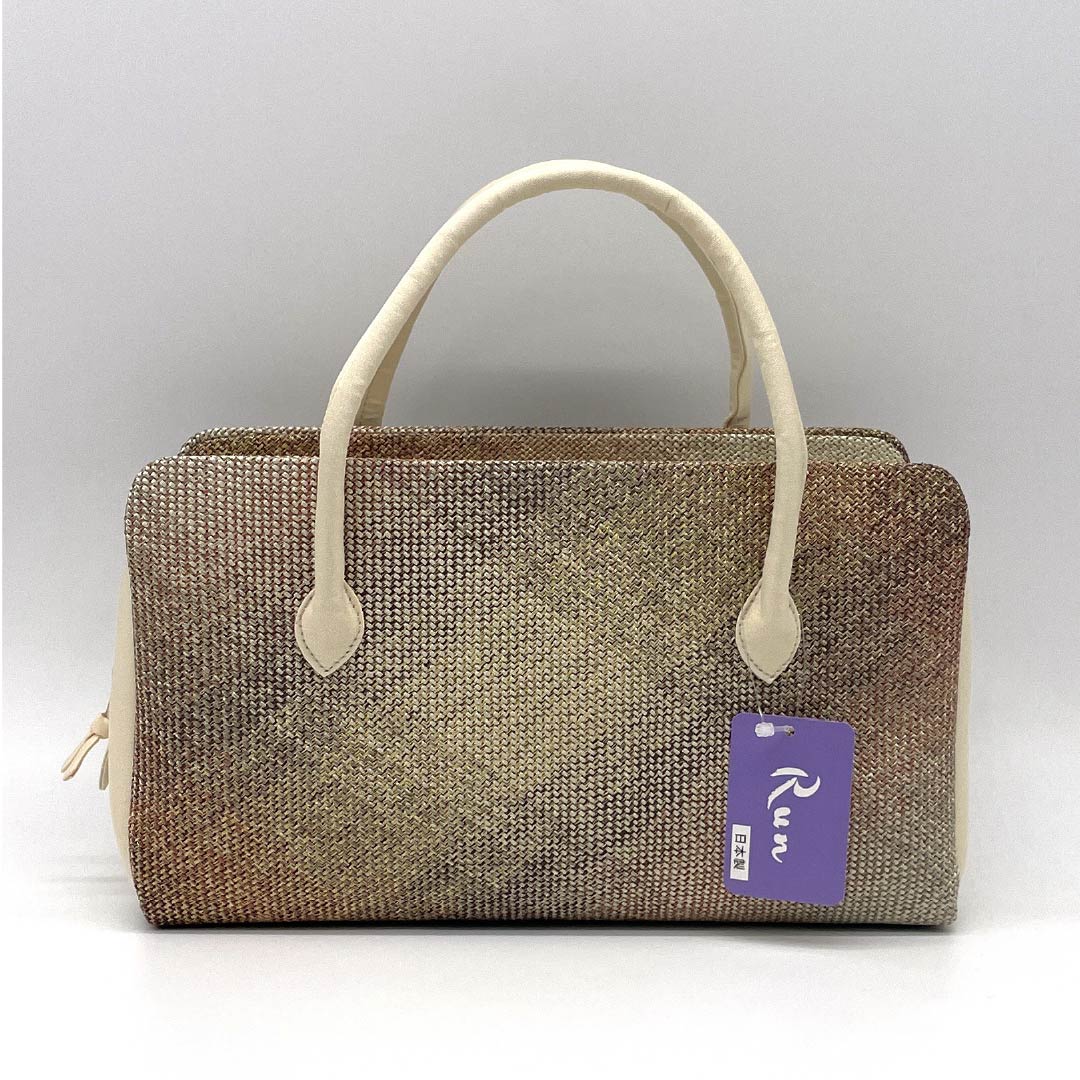 （新古品）和装バッグ セミフォーマル NEWランク 三軸組織 西陣織 利休バッグ グラデーション系 113900095199