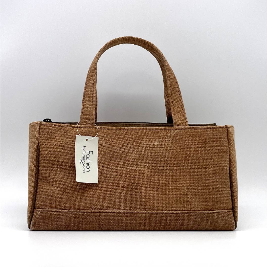 （新古品）和装バッグ カジュアル NEWランク 酒袋 利休バッグ 茶系 113900127114