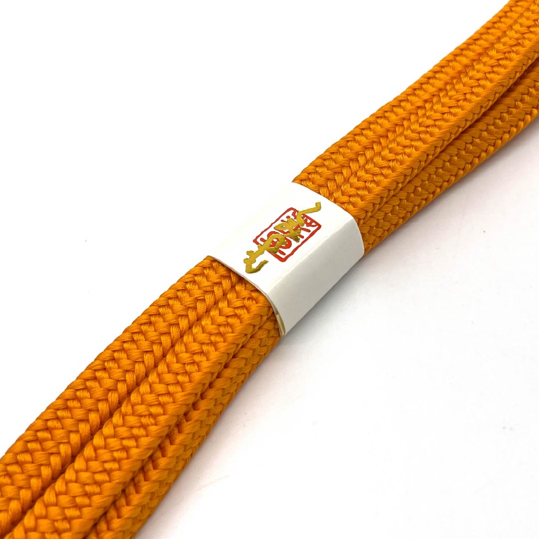 (New old stock) Belt sash, pure silk, orange, crown set, new old stock, length approx. 165cm, width approx. 1cm, semi-formal, NEW rank, orange, 1135003781326