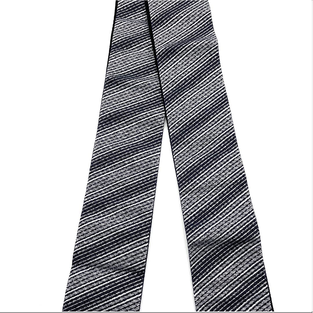 角帯 ポリエステル 濃紺色（のうこんいろ） 幾何学模様 未使用品 帯丈398cm 幅10cm NEWランク 紺系 1134000181918