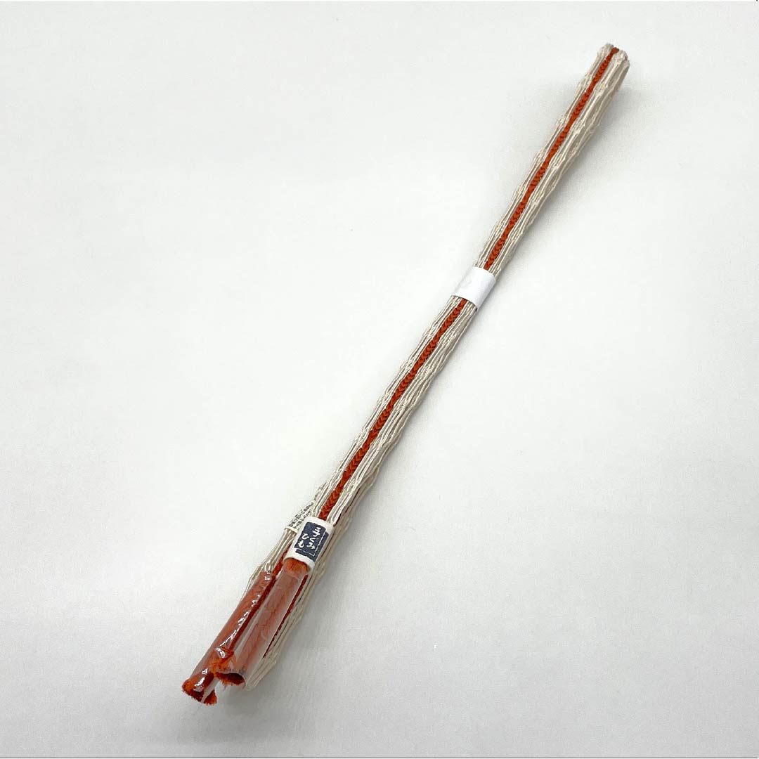 (新品)帯締め 正絹 NEWランク  錆色（さびいろ） 単衣用 夏用  長さ約164cm 幅約1.4cm カジュアル 茶系 1135005681314