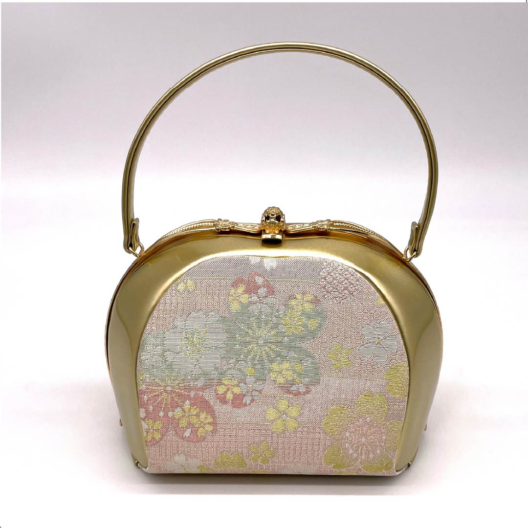 和装バック フォーマル 唐棣色（にわうめいろ） 桜 花柄 かわいい ピンク系 Sランク 113900021213