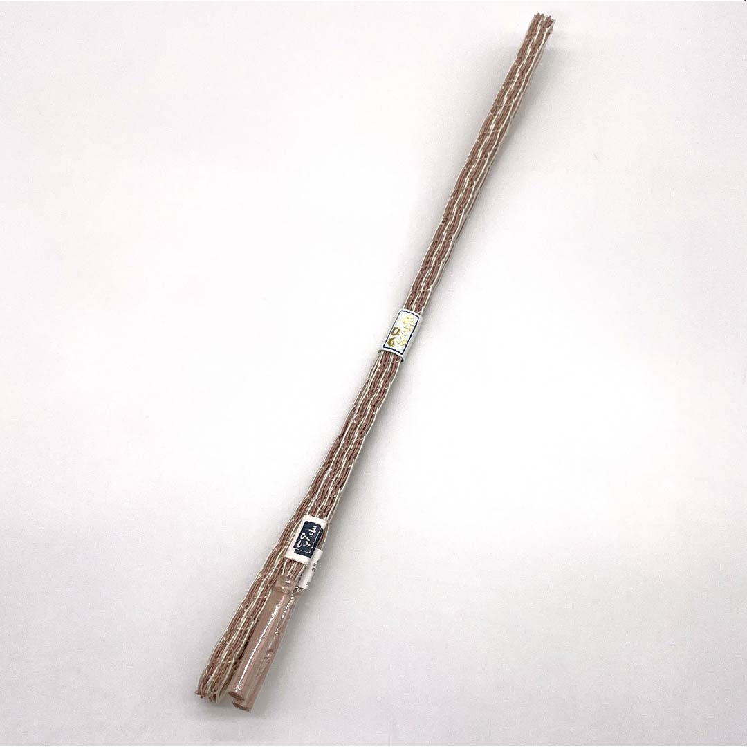 (新品)帯締め 正絹 NEWランク  浪花鼠色（なにわねずいろ） 単衣用 夏用  長さ約160cm 幅約1.2cm カジュアル ピンク系 1135005531313