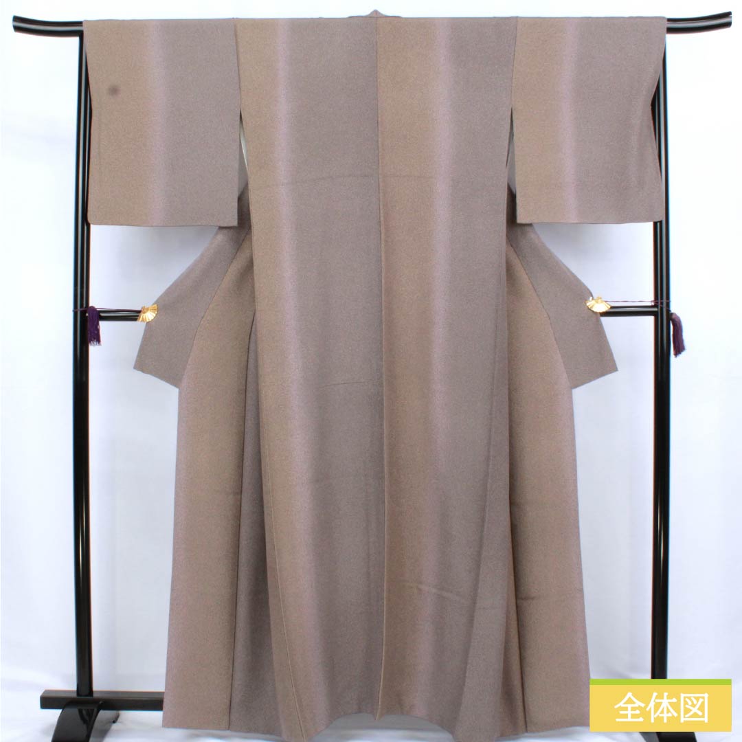 Komon (small pattern) silk, A-rank, length 159cm, sleeve length 67cm, lined, Tenmoku dyed, Roman Guard, gradient pattern, 1115006793399