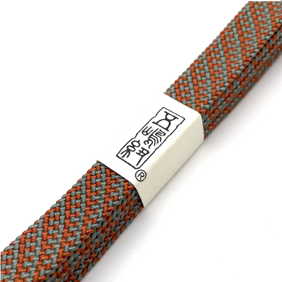 （新古品） 帯締め 正絹 四分紐 グラデーション 五嶋紐 江戸組紐 新古品 長さ約162cm 幅約1.2cm カジュアル Sランク グラデーション系 1135002792399