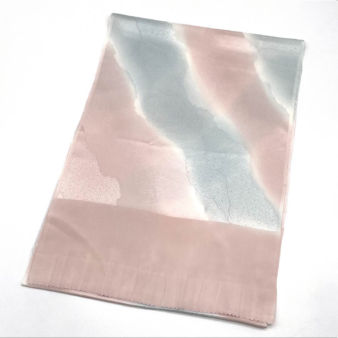 帯揚げ 正絹 Sランク セミフォーマル 退紅色（あらそめいろ） 道長取り 長さ約180cm 幅約30cm ピンク系 1136002572913