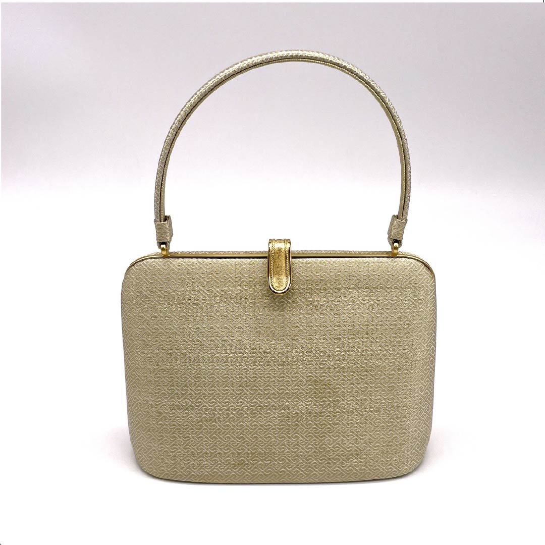 和装バック フォーマル 金色（きんいろ） 留袖用 古典柄 紗綾形模様 金系 Sランク 113900007221