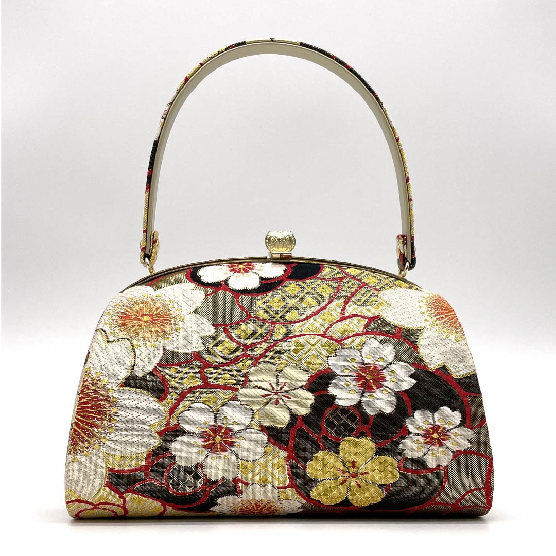 和装バック フォーマル 金色（きんいろ） 振袖用 桜 古典柄 金系 Sランク 113900048221