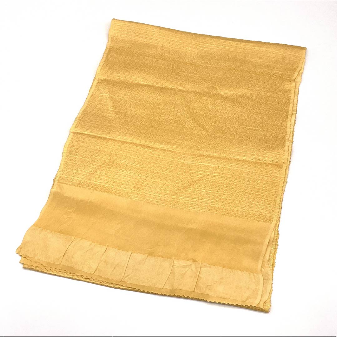 Obiage silk A rank semi-formal corn color (toumorokoshi-iro) length approx. 173cm width approx. 29.5cm orange系 1136002453926
