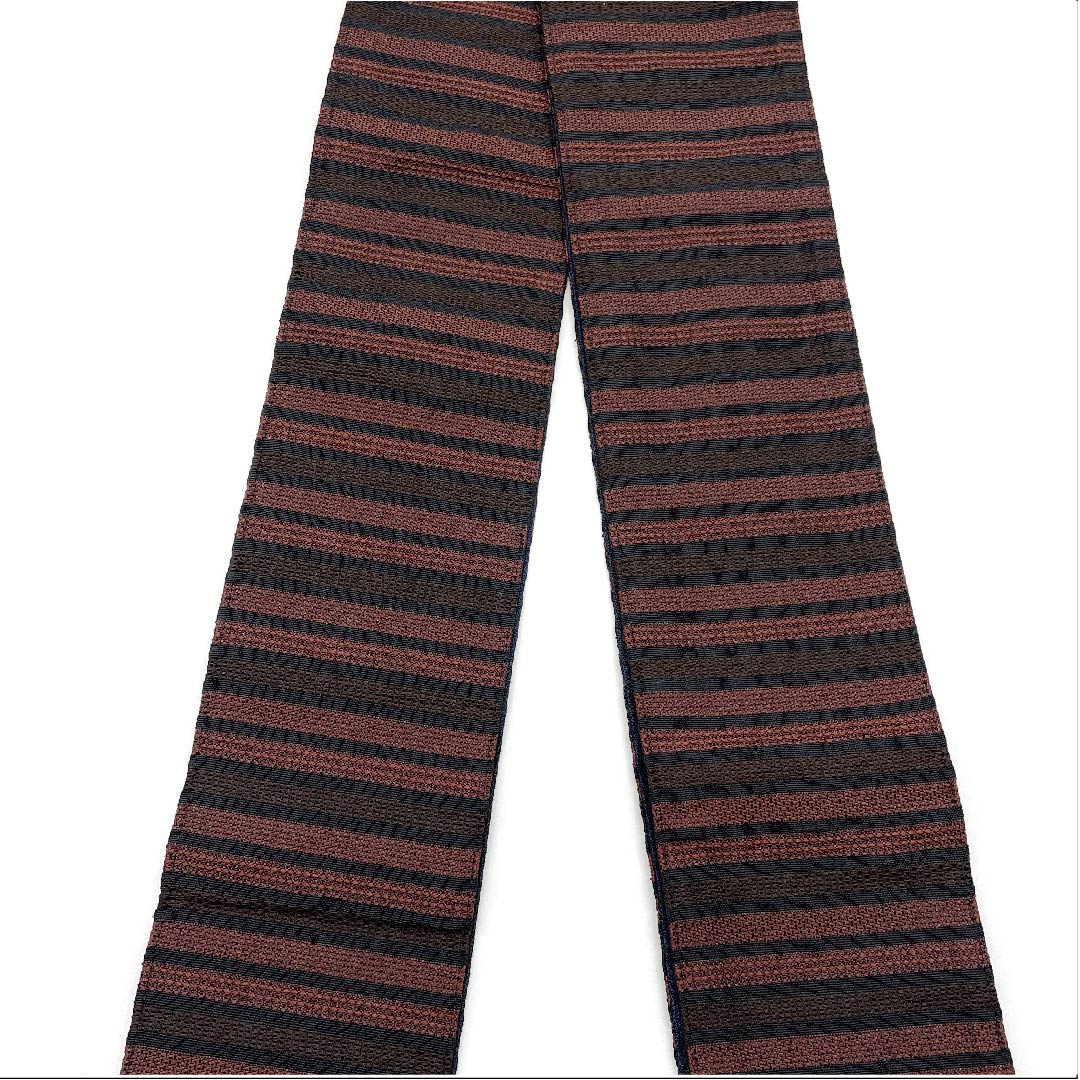 角帯 ポリエステル 黒色 横段 未使用品 帯丈412cm 幅10cm NEWランク 黒系 1134000141910