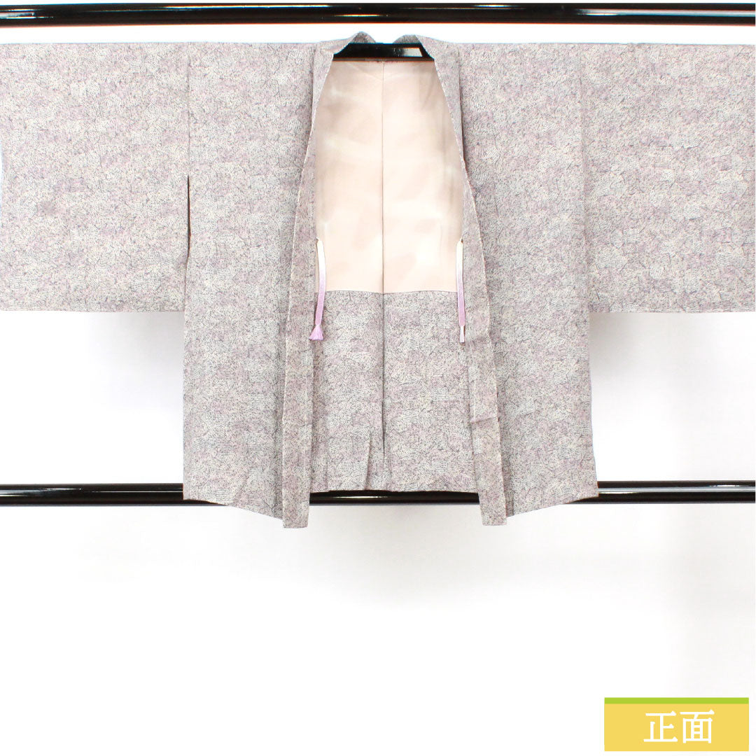 羽織 正絹 身丈77cm 裄丈64.5cm 抽象模様 Aランク 袷 グラデーション系 1117001133999