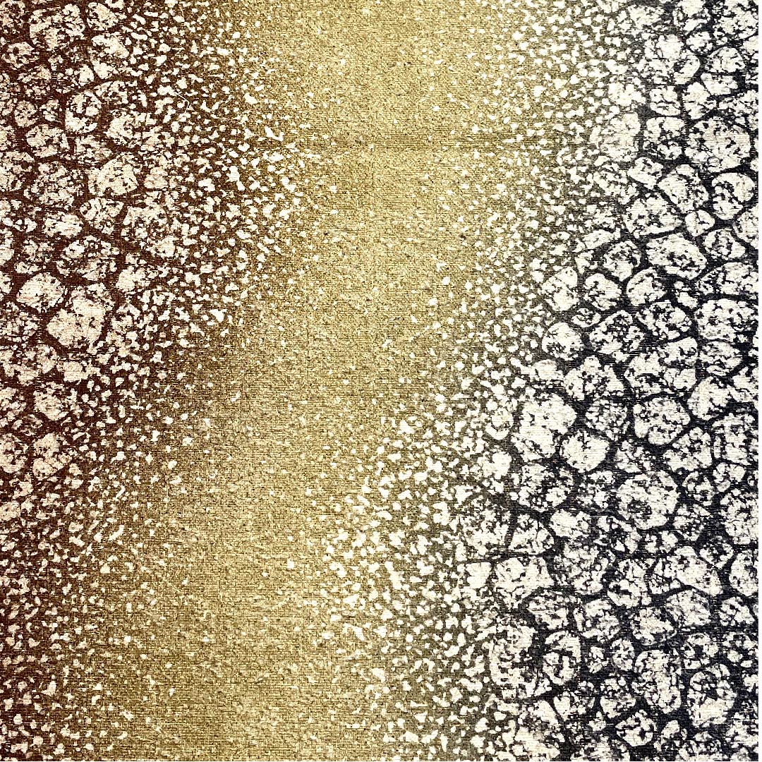 袋帯 グラデーション 石畳模様 染め帯 帯丈486cm 正絹 Sランク 全通 セミフォーマル グラデーション系 1123008122499