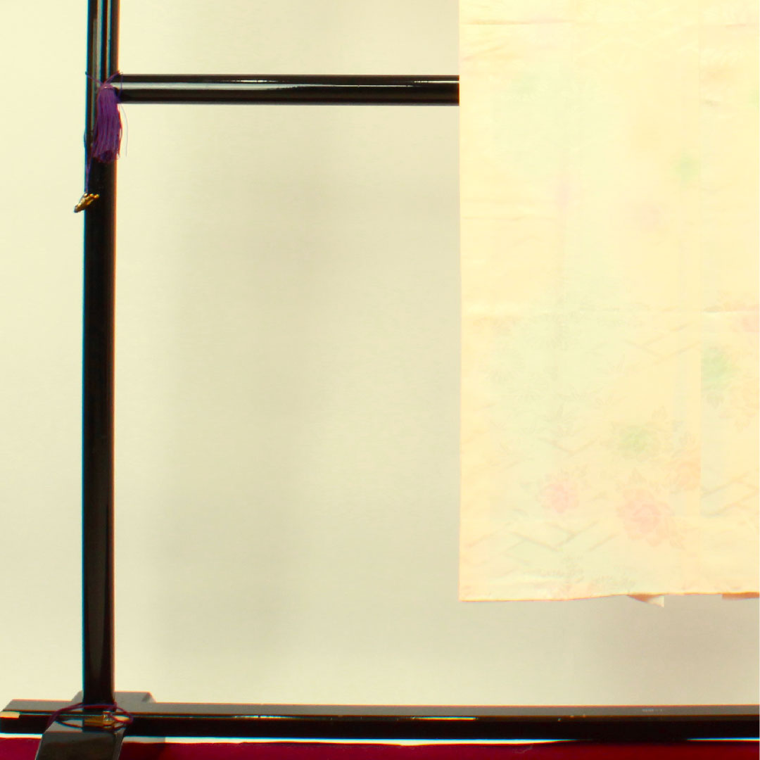 長襦袢 正絹 身丈134cm 裄丈65cm 袷  花模様 ボカシ染  Sランク ピンク系 1129000352413