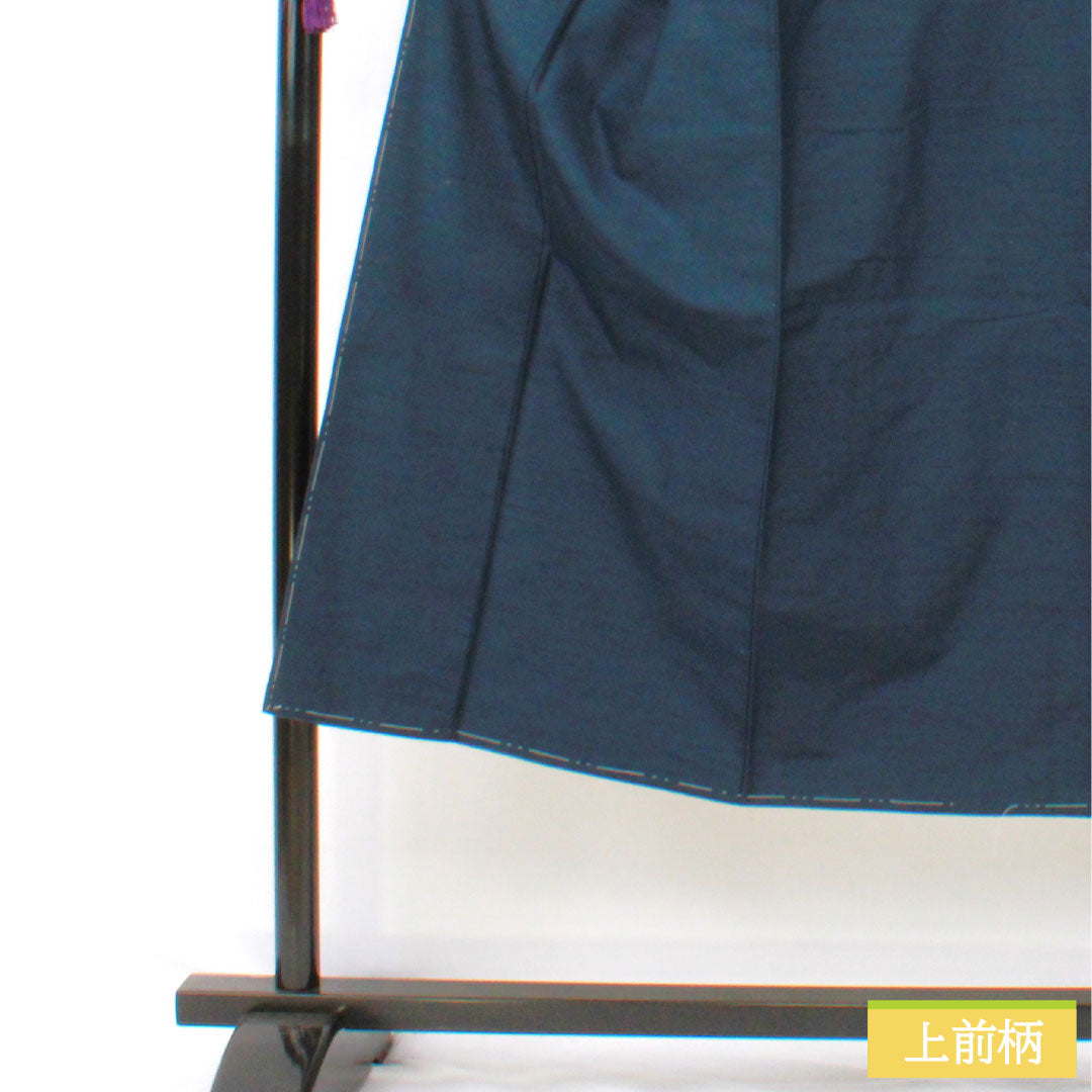 Men's Silk S-Rank Kimono, Length 141.5cm, Sleeve Length 67.5cm, Tsumugi Fabric, Basting Thread Included, Lined, Blue, Item Number 1119001802417