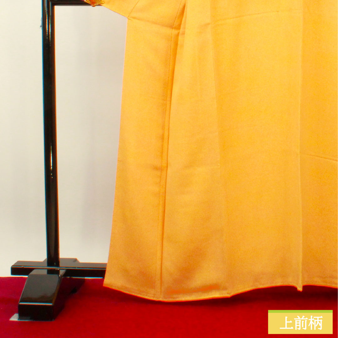 Plain color, pure silk, length 163.5cm, sleeve length 65.5cm, forget-me-not color, with basting thread, unused, lined, S rank, orange, 1114001202426