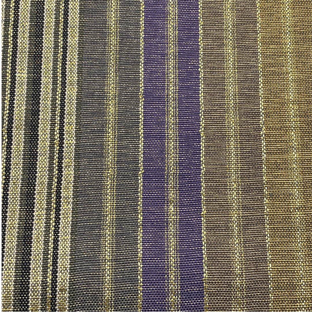 袋帯 組織り 幾何学模様 ひなや謹製 帯丈447cm 正絹 Sランク 全通 カジュアル グラデーション系 1123005622399