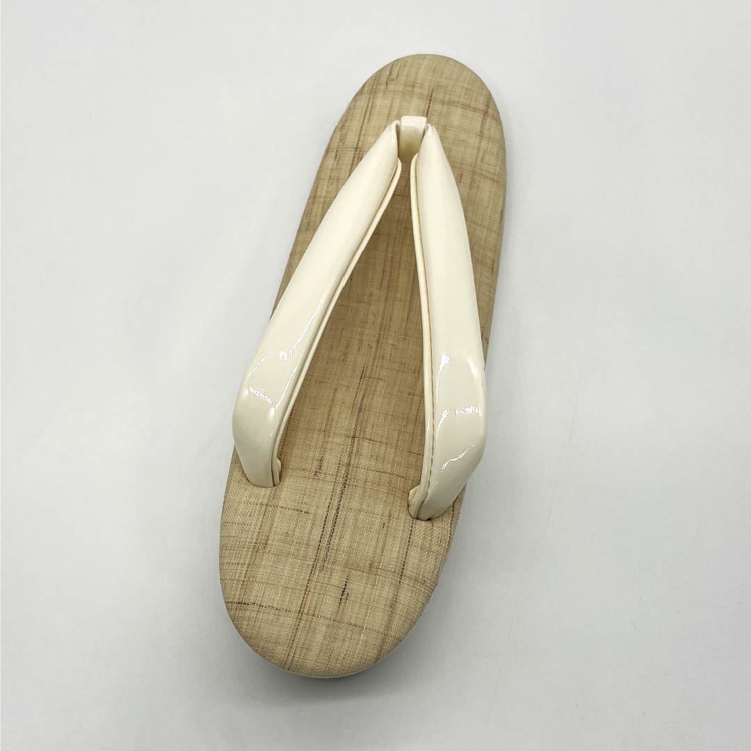 (Like New) Hemp Zori Sandals, New Condition, Casual, Single-Core, For Single-Layer Kimono, Summer, Length 23.5cm, Size M, Beige, Item Number 1122001451325