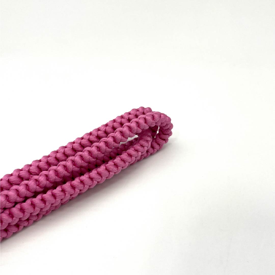 (新古品)帯締め 正絹 Sランク 萩色（はぎいろ） 丸組 長さ約166cm 幅約1cm カジュアル ピンク系 1135005292313