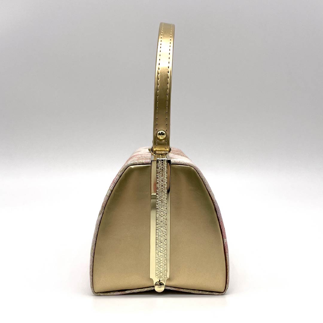 和装バック フォーマル 桜色（さくらいろ） 振袖用 桜 古典柄 ピンク系 Ｓランク 113900051213