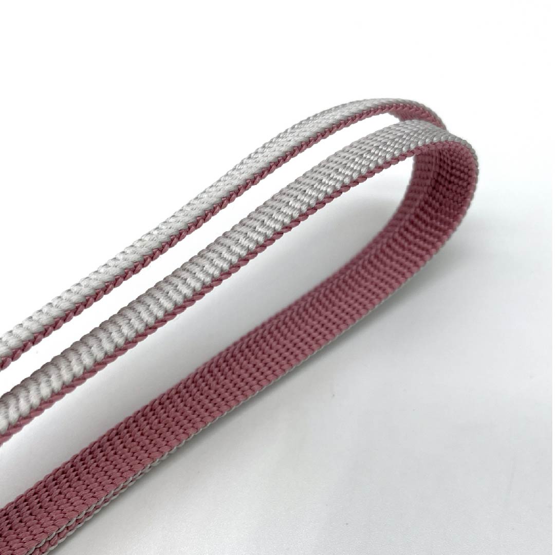 帯締め 正絹 Sランク 三分紐 薄墨色（うすずみいろ） 積紅色（せきこういろ） 帯留め用  長さ約122cm 幅約0.8cm カジュアル グラデーション系 1135006012399