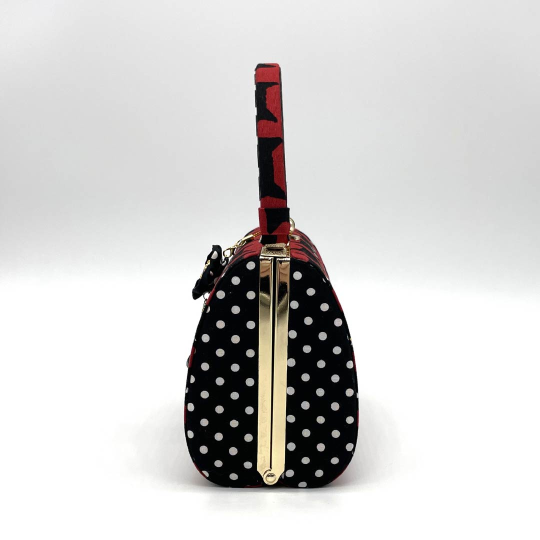 Japanese style bag, casual, black cat, cat, animal, red, NEW rank, 113900061112