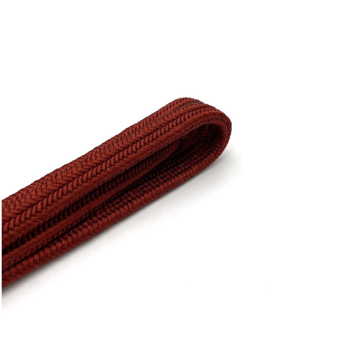 (New old stock) Obi-jime (belt fastener) Pure silk Oxblood color Crown set New old stock Length approx. 166cm Width approx. 1cm Semi-formal NEW rank Brown 1135003661314