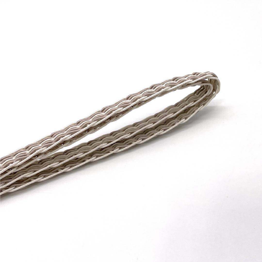 (新品)帯締め 正絹 NEWランク  薄梅鼠色（うすうめねずいろ） 単衣用 夏用  長さ約160cm 幅約1.2cm カジュアル ピンク系 1135005521313