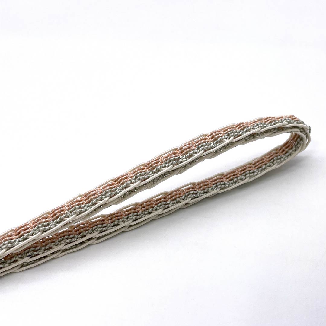 (新品)帯締め 正絹 NEWランク  乙女色（おとめいろ） 単衣用 夏用  長さ約168cm 幅約1.2cm カジュアル 橙系 1135005541326