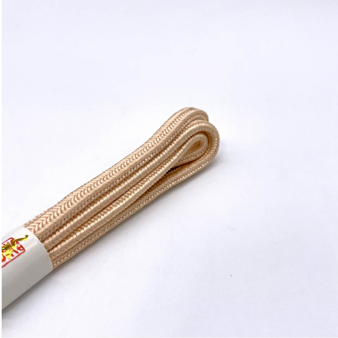 (New old stock) Obijime (belt sash) Pure silk Light color (lightly colored) Crown set New old stock Length approx. 163cm Width approx. 1cm Semi-formal A rank Orange 1135003633326