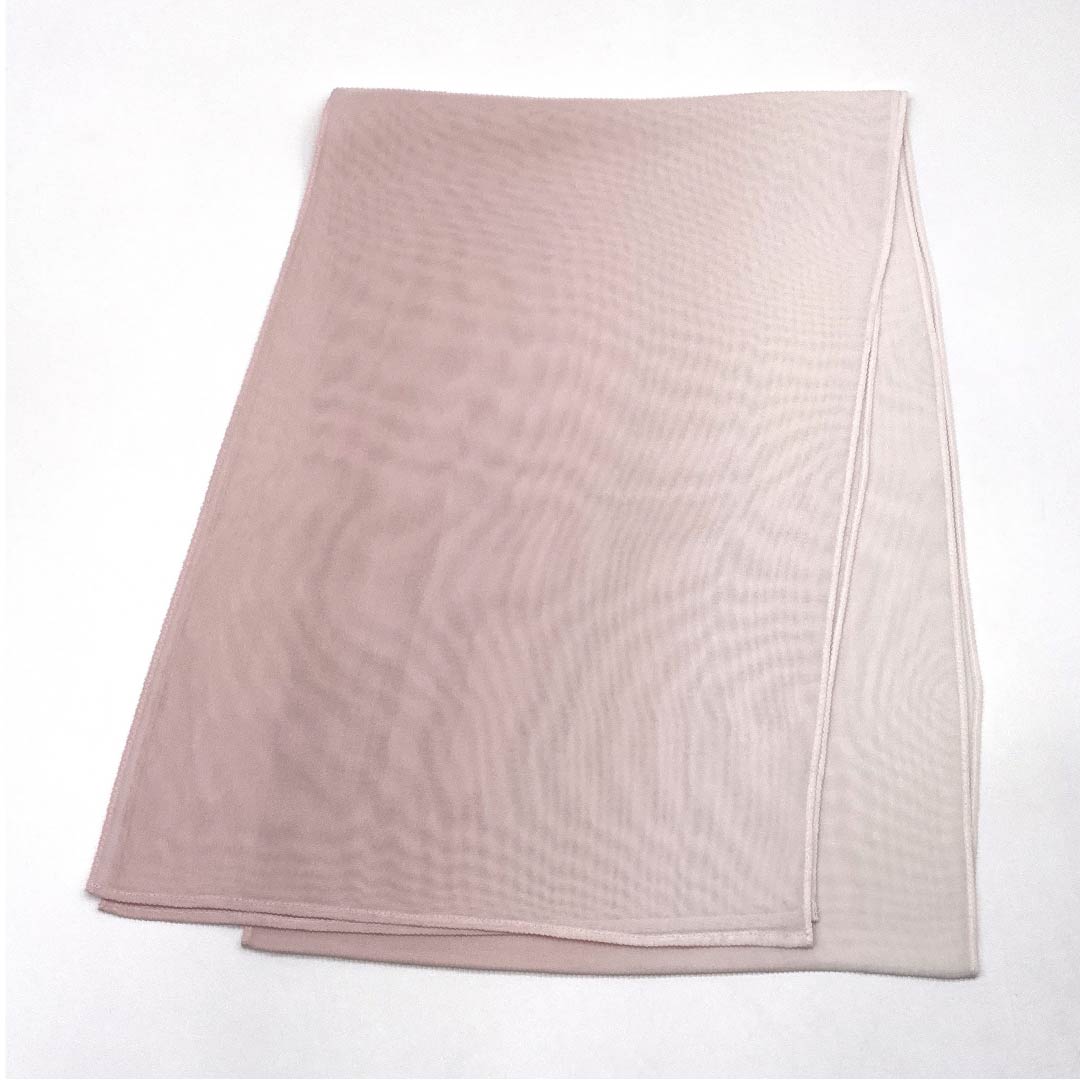 帯揚げ 正絹 NEWランク セミフォーマル 桜色（さくらいろ） グラデーション 夏物 単色 長さ約180cm 幅約29.5cm ピンク系 1136001031913