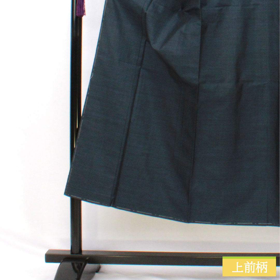 Men's silk S-rank kimono, length 146.5cm, sleeve length 67cm, Oshima Tsumugi 100 tortoiseshell weave, basting thread included, lined, navy blue, product number 1119001832418