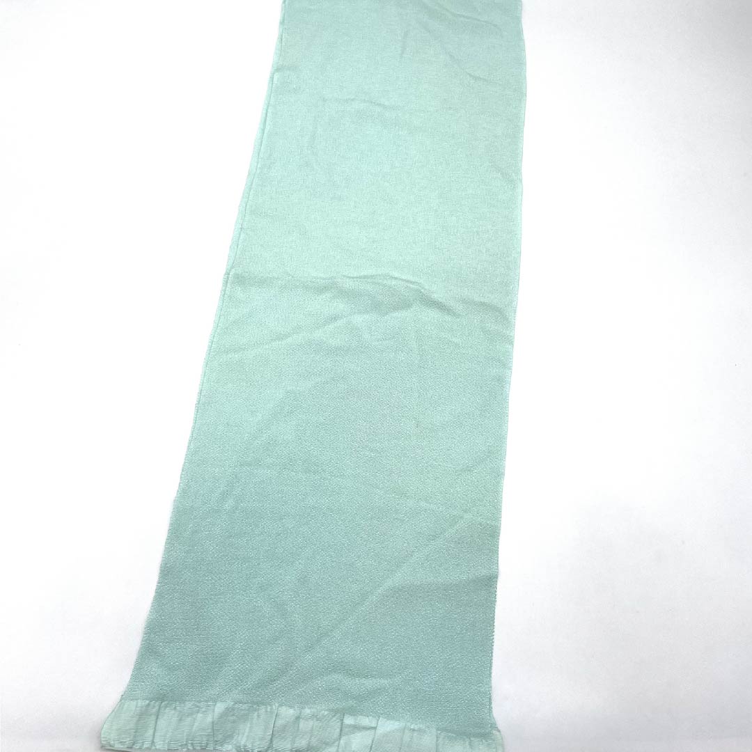 帯揚げ 正絹 Sランク フォーマル・カジュアル 薄水色（うすみずいろ） ちりめん地 長さ約164cm 幅約27cm 水色系 1136002532924