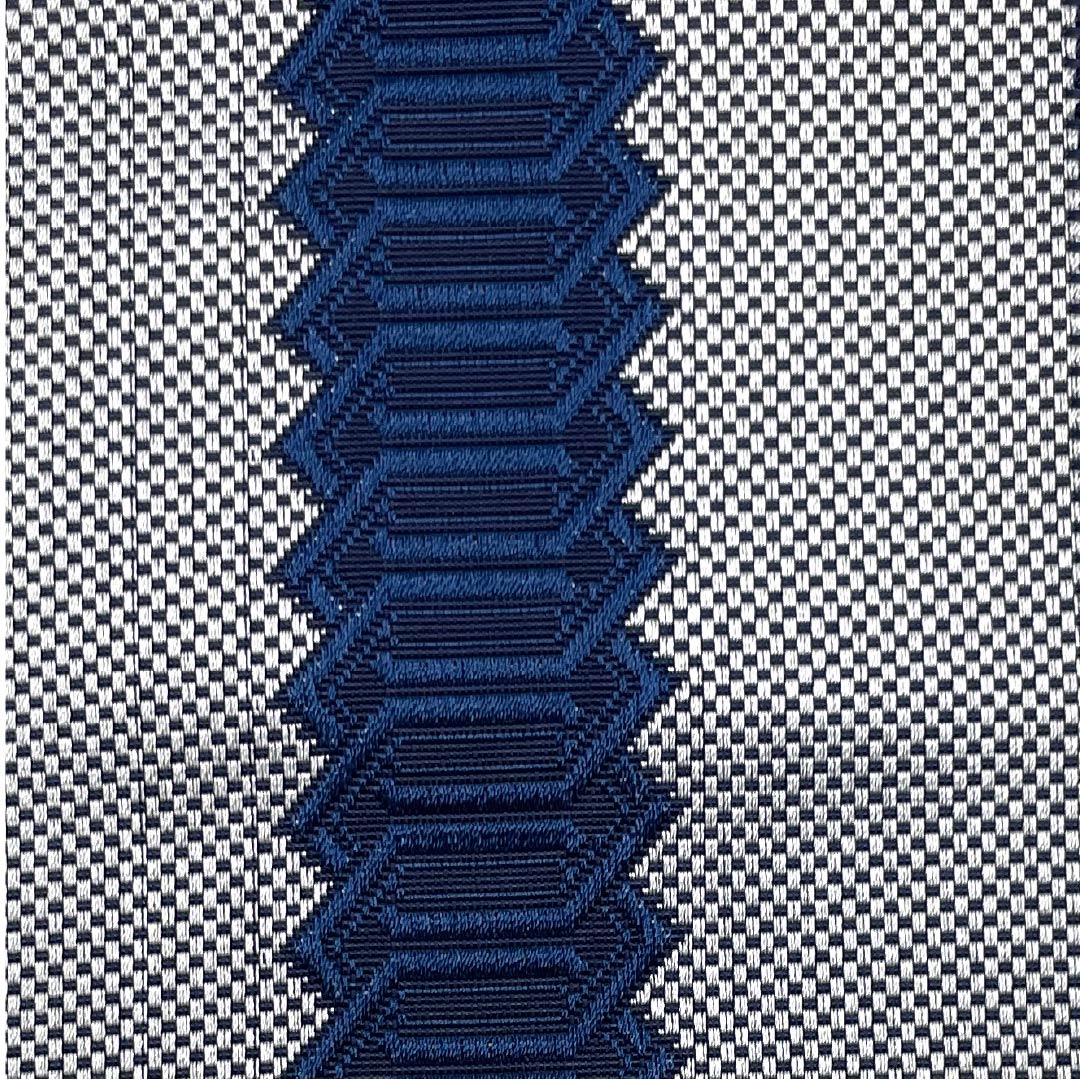 （未仕立）角帯 ポリエステル 水銀色（すいぎんいろ） 一本どっこ リバーシブル 帯丈400cm 幅9cm Sランク グレー系 1134000422922