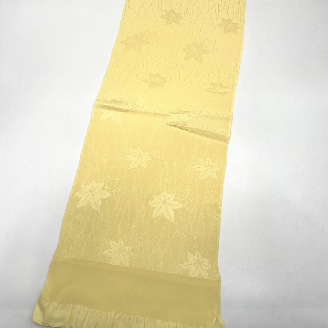 Obiage Silk A-Rank Semi-Formal Pale Yellow Maple Length approx. 164cm Width approx. 27.5cm Yellow 1136002873923