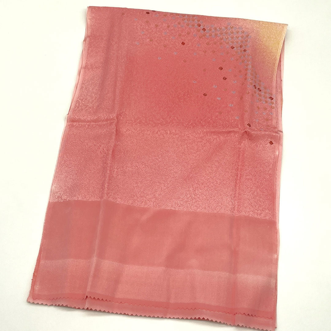 （新古品） 帯締め・帯揚げセット 正絹 NEWランク 長春色（ちょうしゅんいろ） 中紅色（なかのくれないいろ） 手組紐 千晃謹製 長さ約160cm 幅約1.6cm セミフォーマル ピンク系 1141000571313