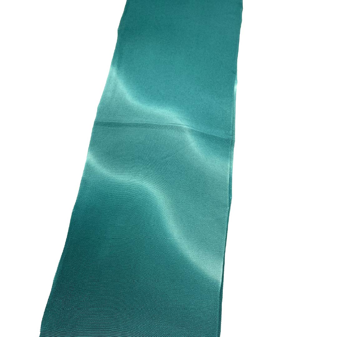 帯揚げ 正絹 Sランク カジュアル 胆礬色（たんばいろ） よろけ ちりめん 長さ約178cm 幅約29cm 緑系 1136004302919