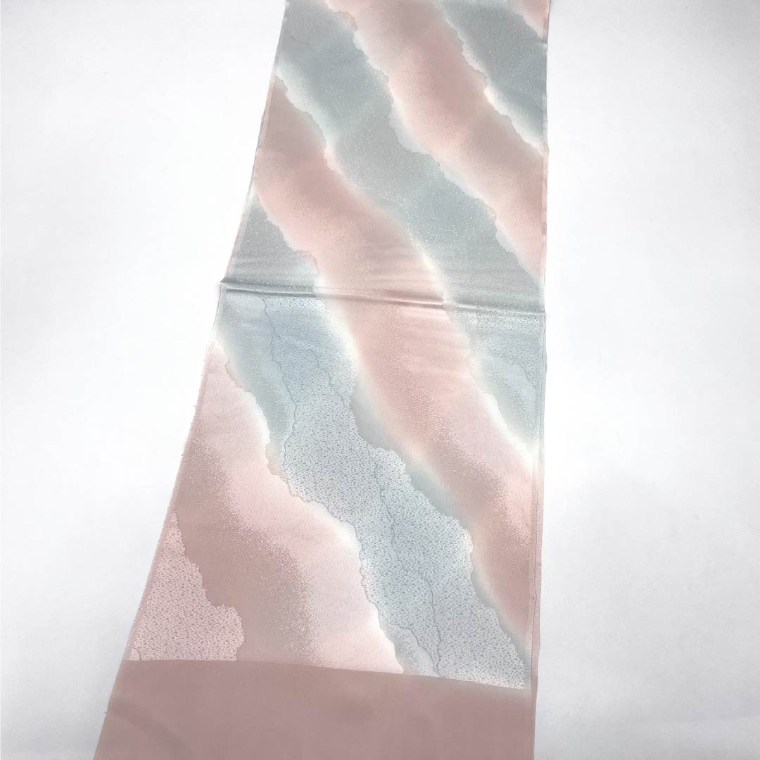 帯揚げ 正絹 Sランク セミフォーマル 退紅色（あらそめいろ） 道長取り 長さ約180cm 幅約30cm ピンク系 1136002572913